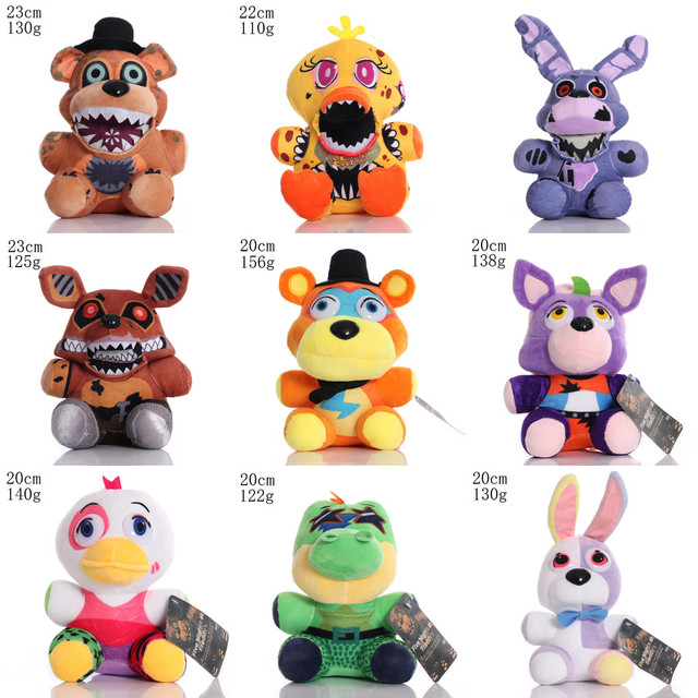 9 Estilo Fnaf Pelúcia Segurança Violação Freddy Boneca De Pelúcia Vannie  Montgomery Gator Roxanne Lobo Glamrock Freddy Chica Brinquedo De Pelúcia -  Filmes E Tv - AliExpress